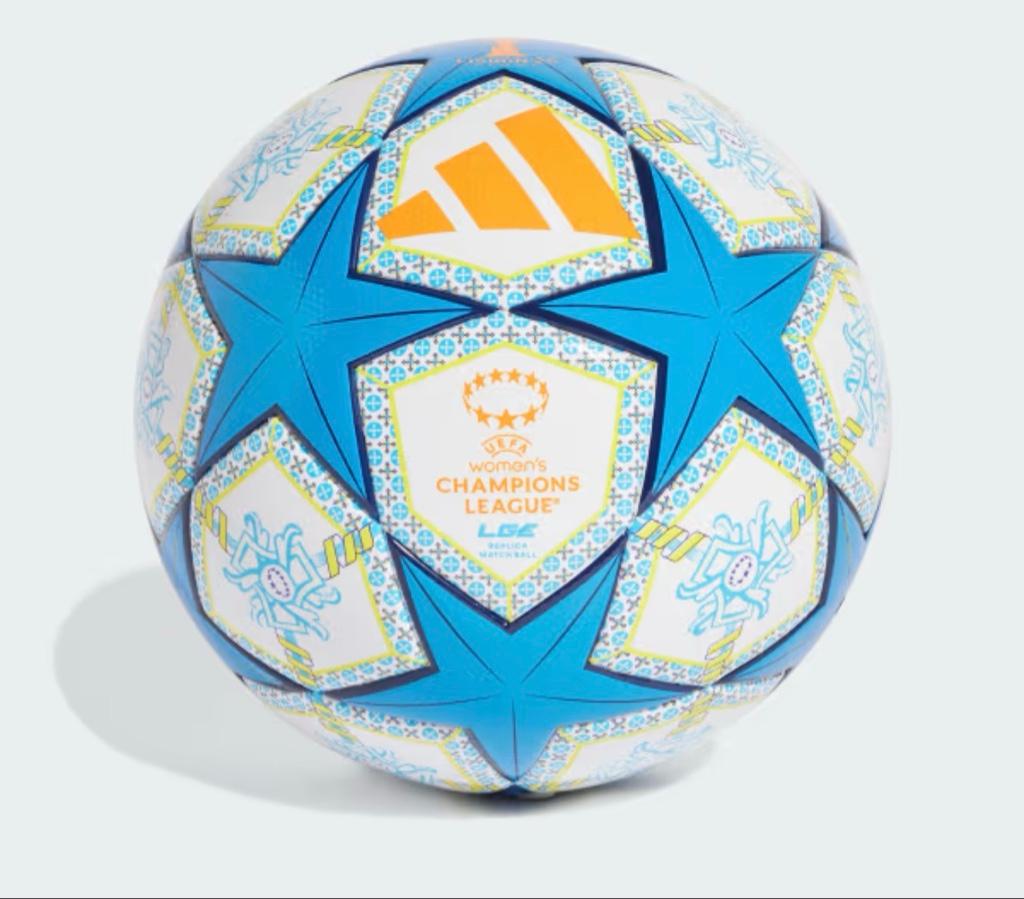adidas balon blanco y azul