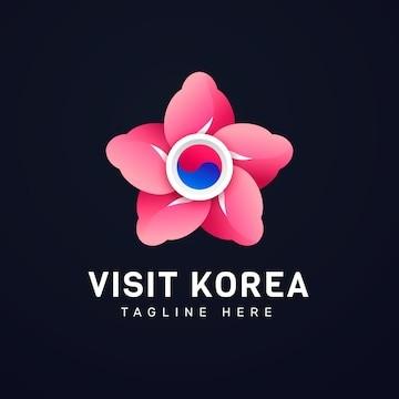 Visit Korea logo rosa