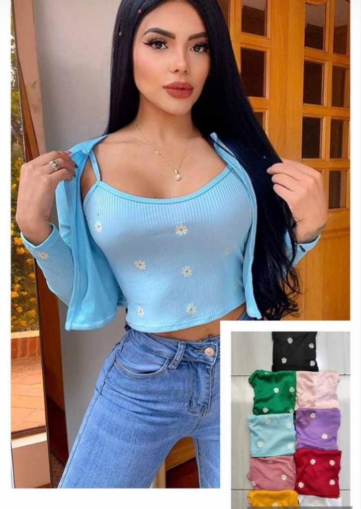 Blusa Duo Flores