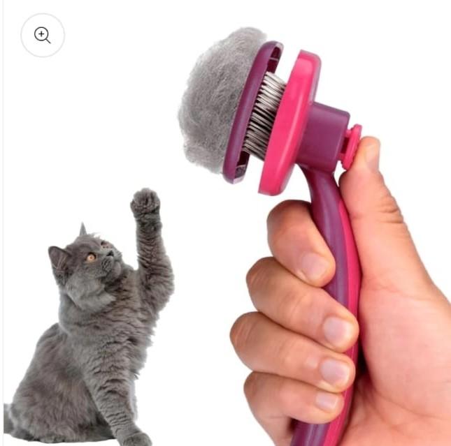 Miniatura 3 de Cepillo rosa para mascotas