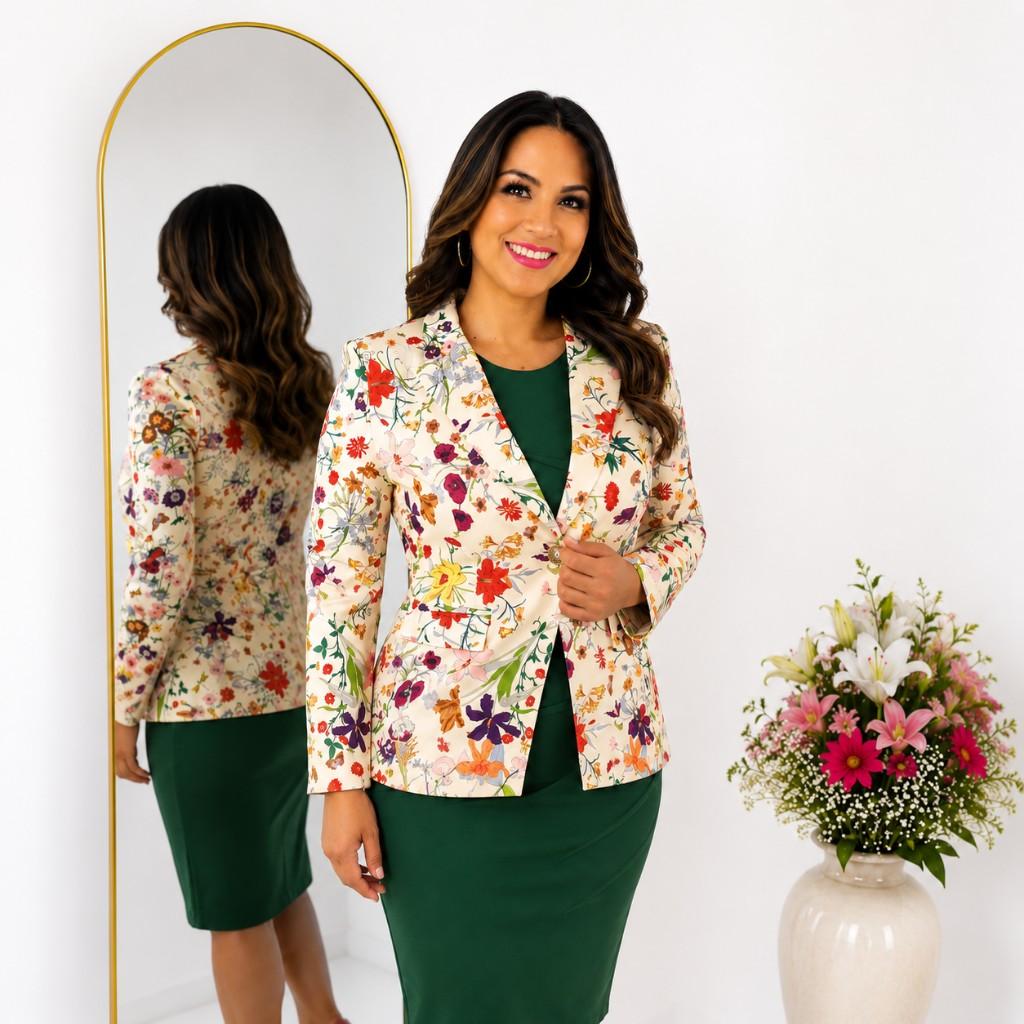 Blazers Estampado Floral