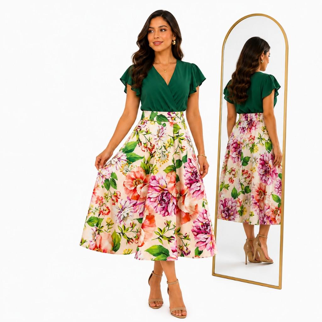 Falda Estampada Floral
