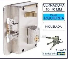 Miniatura 2 de Cerradura electrica dorada