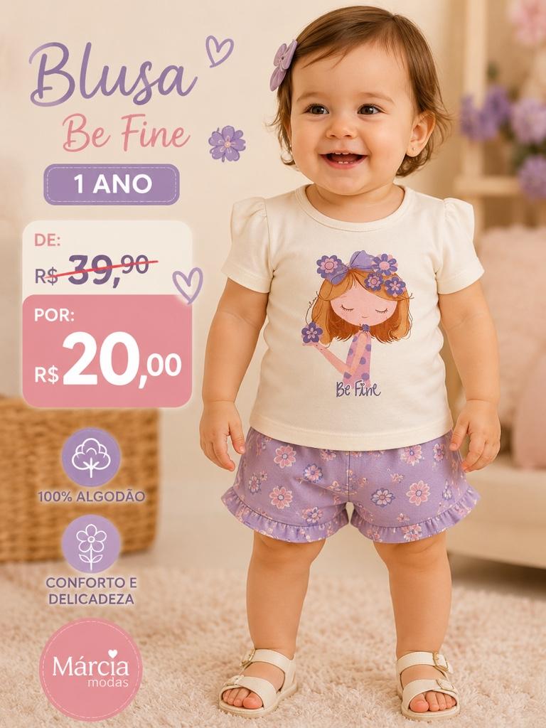 Blusa 1 ano 39,9