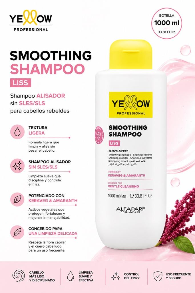 Alfaparf Yellow Professional Smoothing Shampoo Liss 1000ml