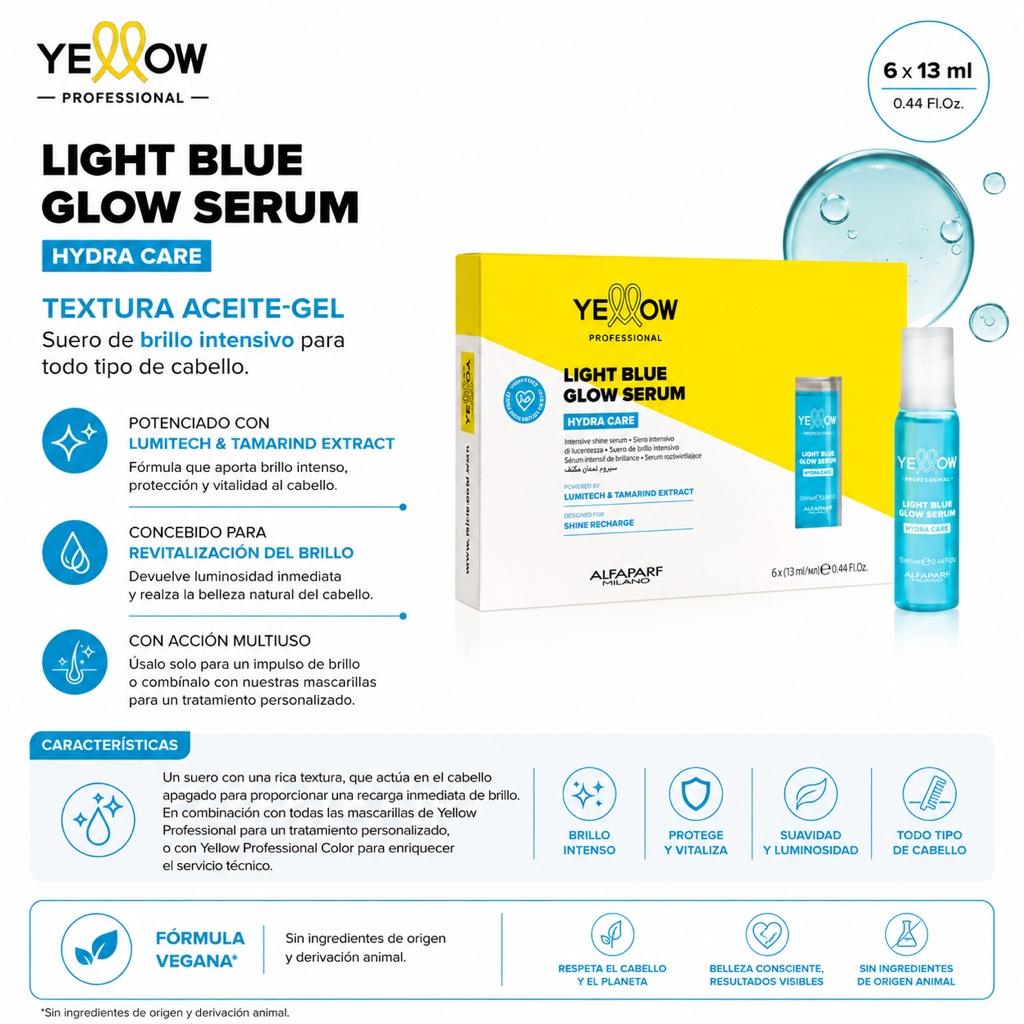 Ampolla Yellow Light Blue Glow Serum