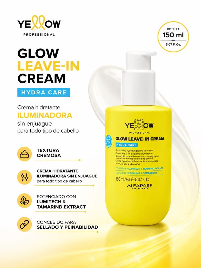 Yellow Professional Glow Leave-In Cream