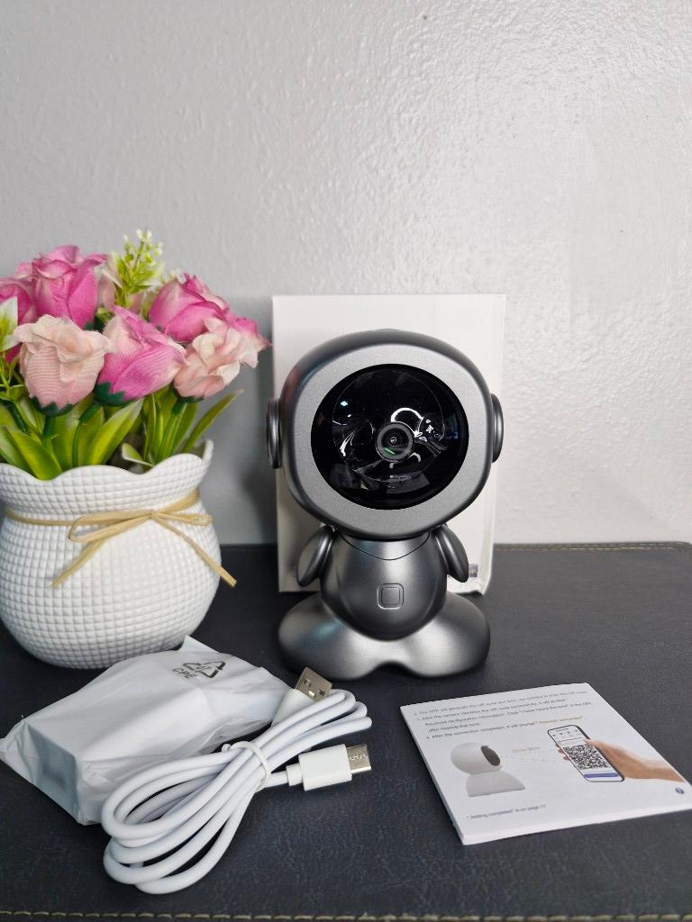 Camara robotica inteligente gris