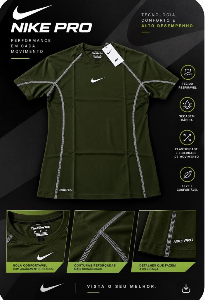 Miniatura 3 de Blusa de Compressão Poliamida NIKE