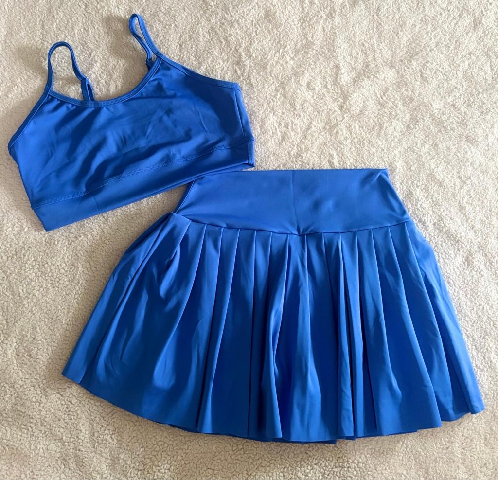 Falda Top Entero Azul Royal