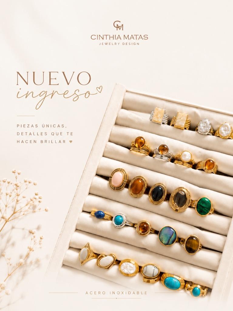Anillos en Semipreciosas