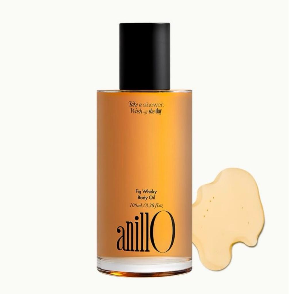 Aceite corporal de whisky de higo