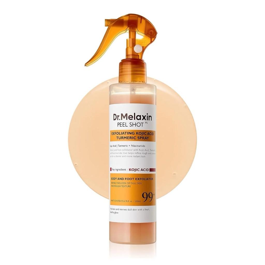 Dr. Melaxin - Exfoliante de ácido kójico Peel Shot Spray de cúrcuma