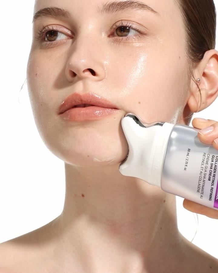 Miniatura 3 de ANUA Collagen Retinol Refining Gua Sha Cream, Crema para el cuello para levantar y reafirmar