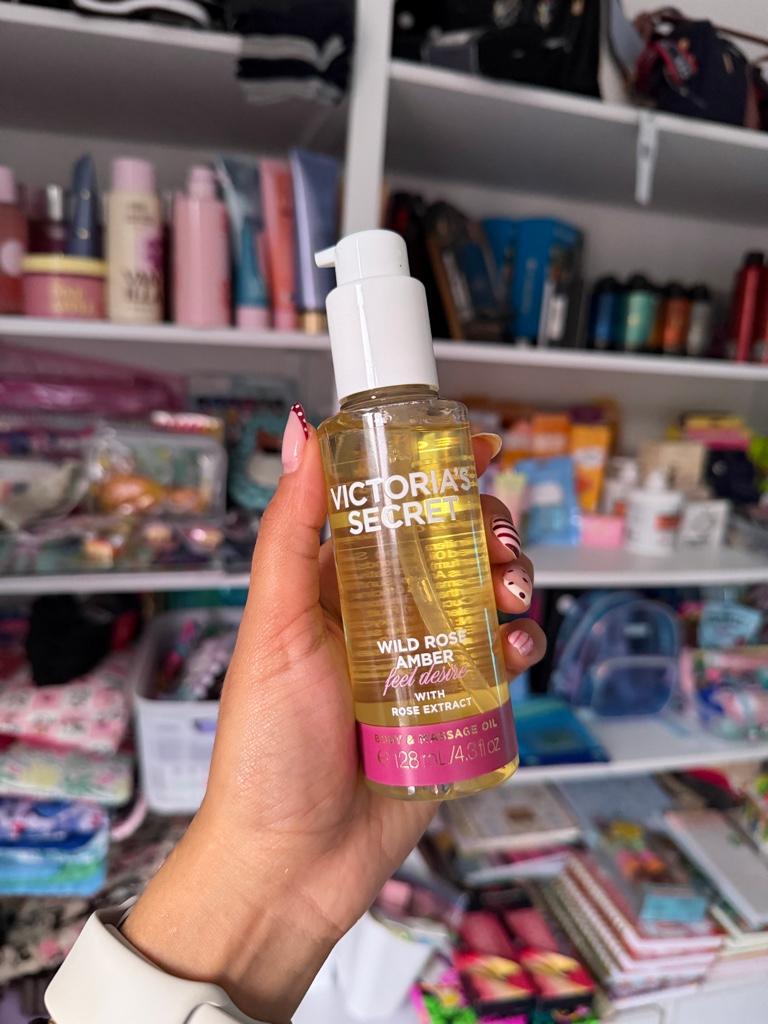Aceite corporal para masajes Ámbar Pink