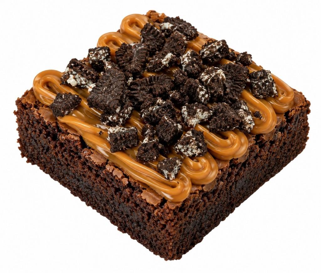 Brownie con DDL y Oreo