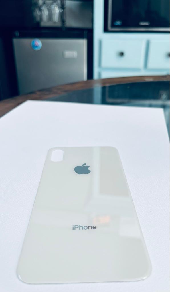 Apple tapa trasera, glass para iPhone XS-X