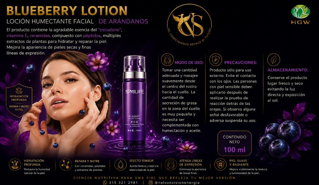Blueberry Lotion facial
