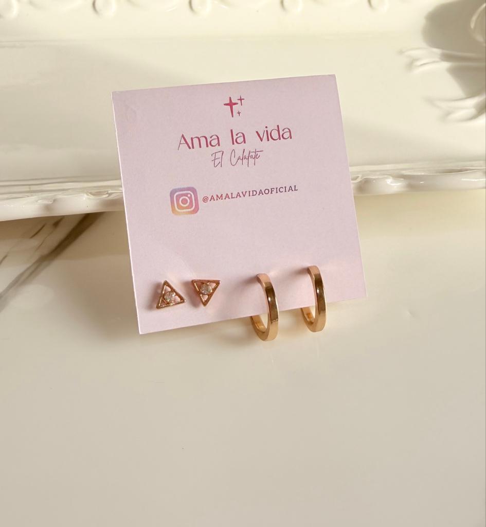 2 pares aros hipo