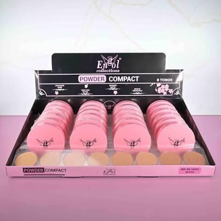 Engol polvo compacto rosa