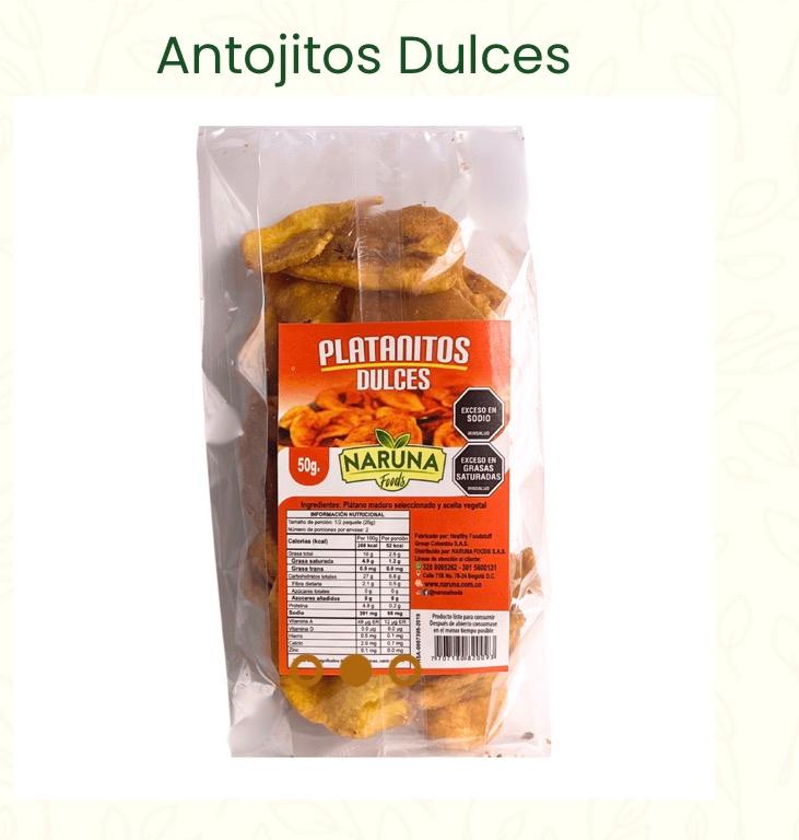 ANTOJITOS DULCE PLATANITOS (NARUNA)
