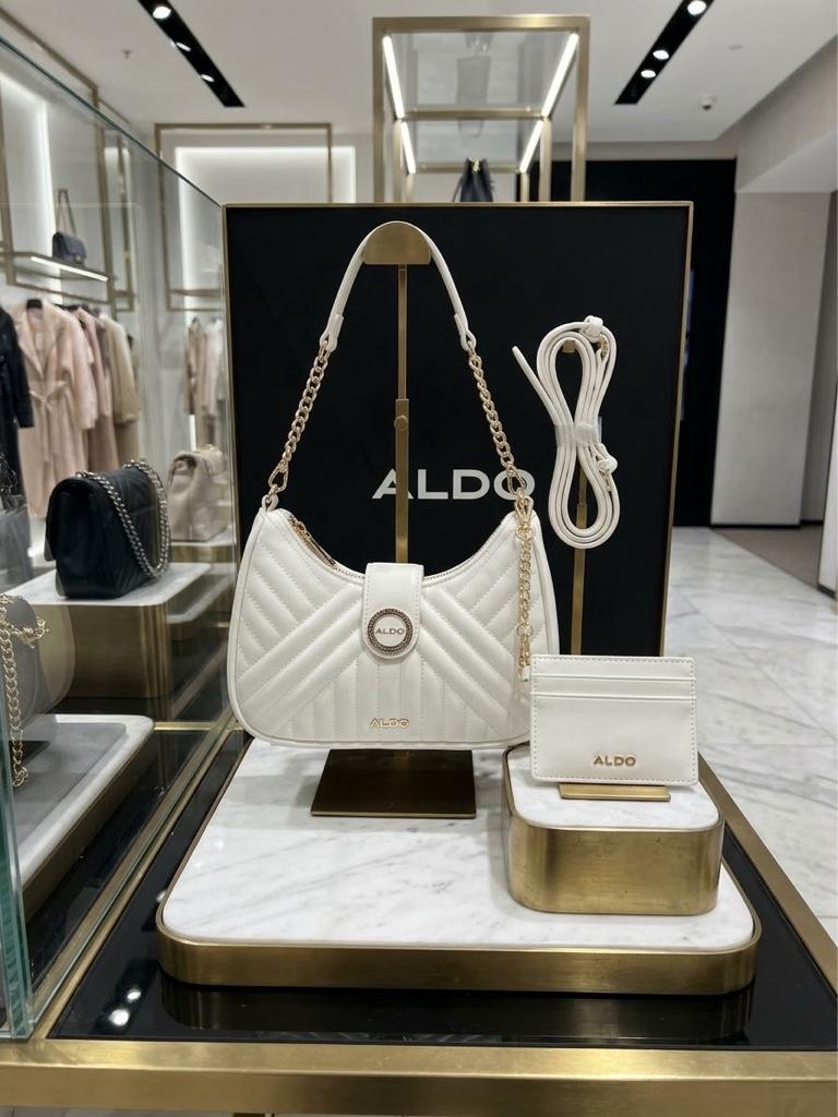 ALDO bolsa blanca acolchada