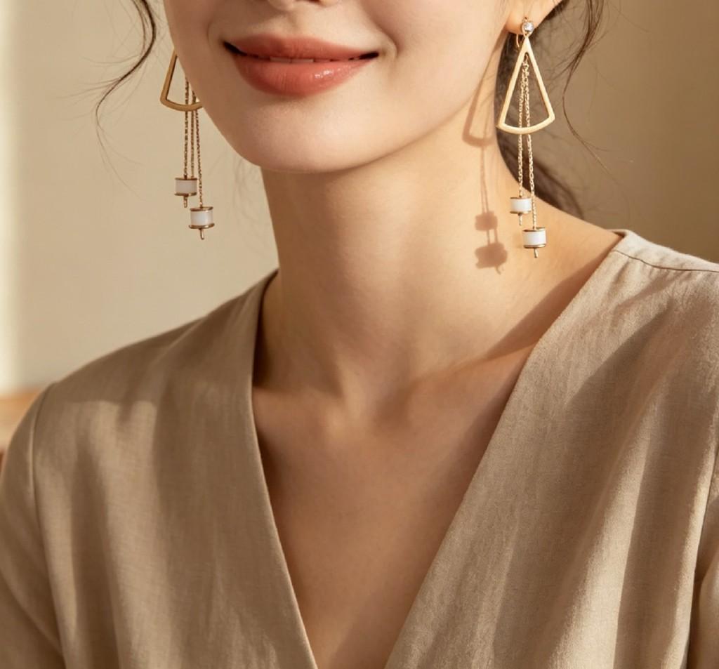 Miniatura 2 de Aretes abanico de luz