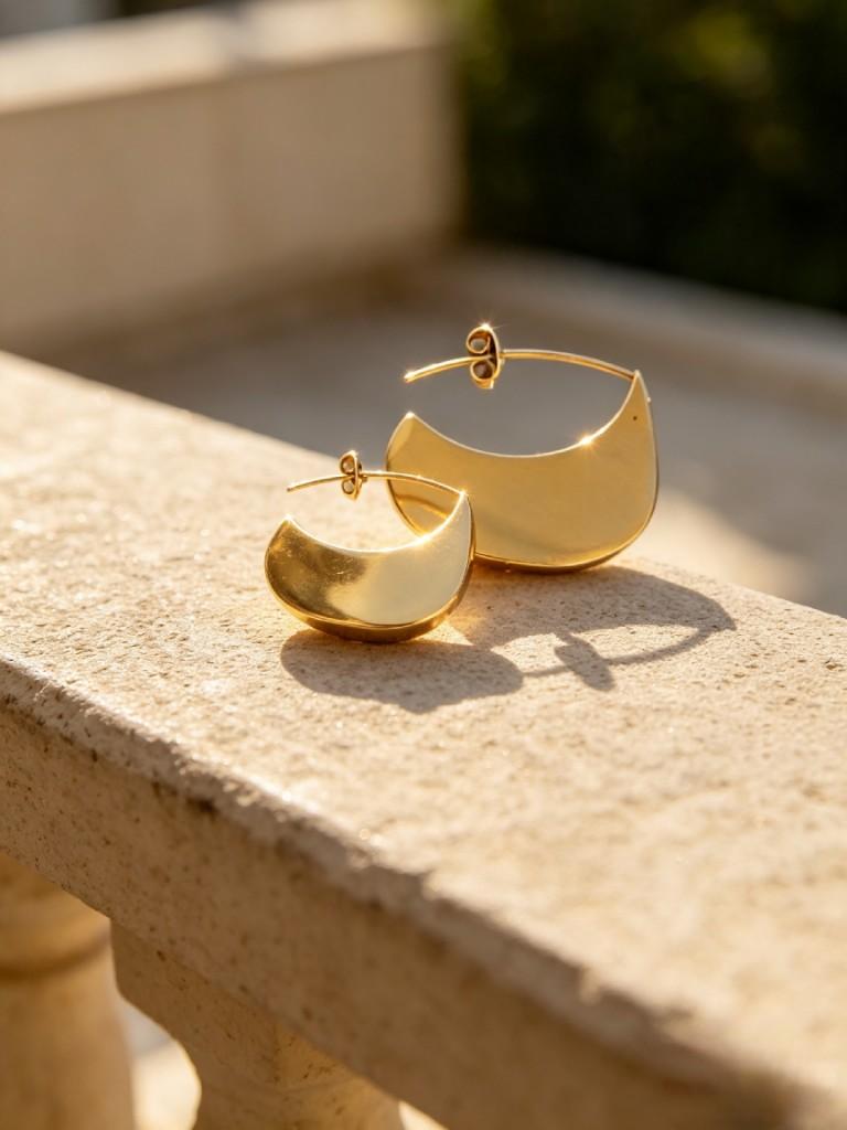 Aretes Media Luna