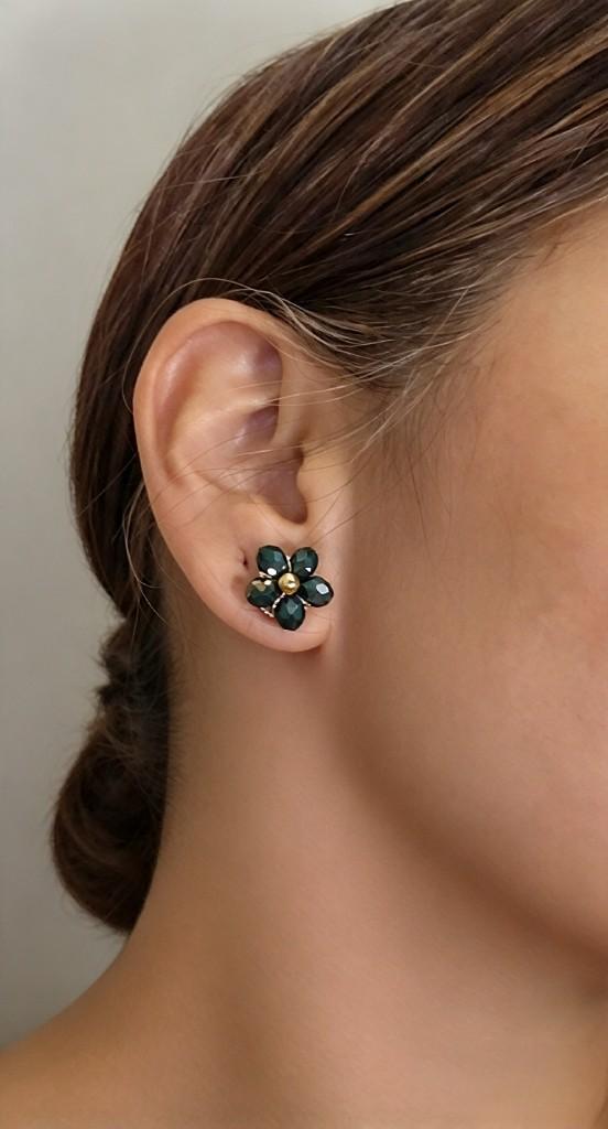 Miniatura 2 de Aretes Flor Bosque