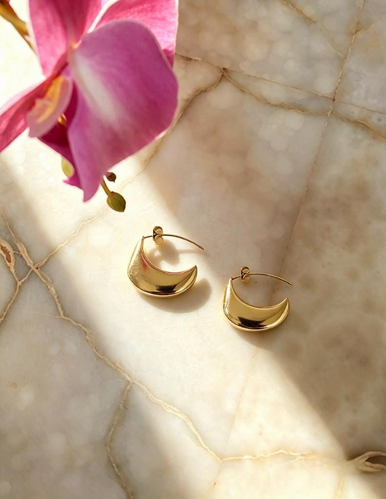 Miniatura 2 de Aretes Media Luna