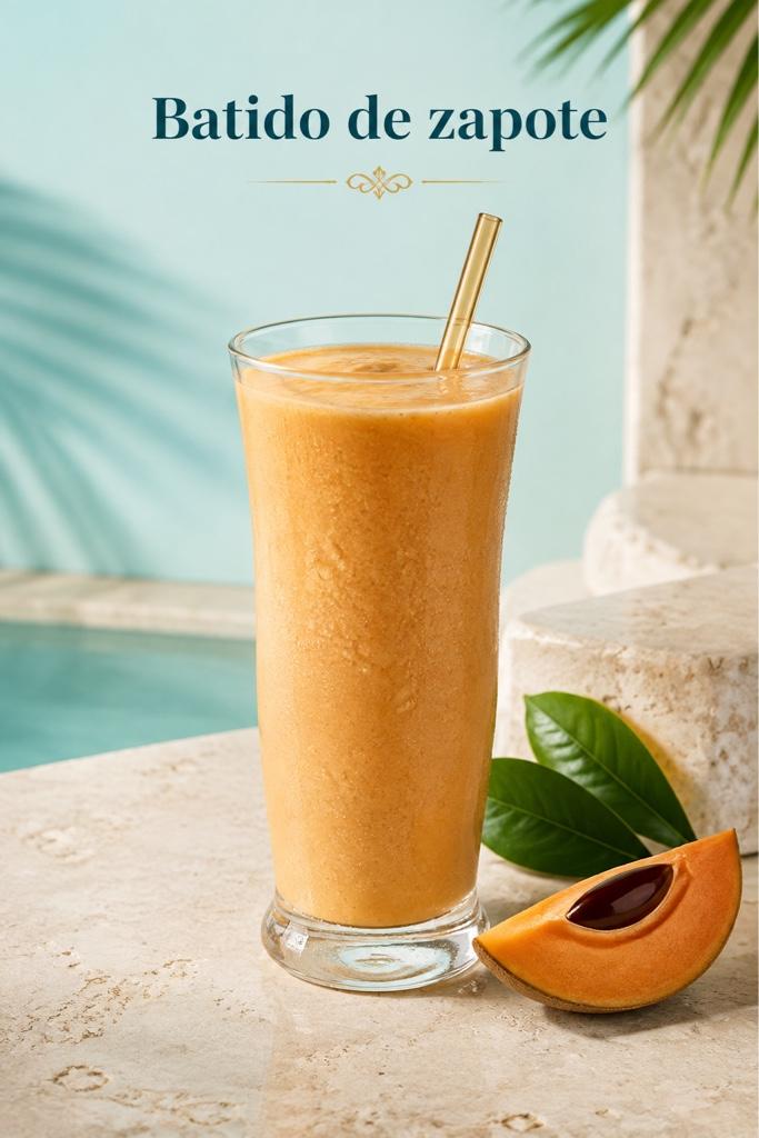 Batido de zapote