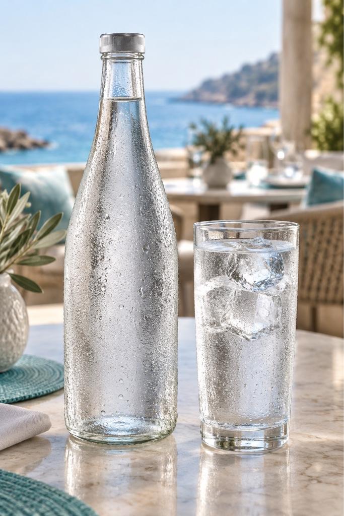 Agua mineral botella