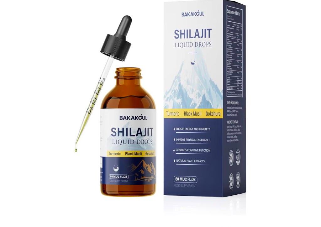 BAKAKOUL SHILAJIT LIQUID DROPS 60ML/2 OZ