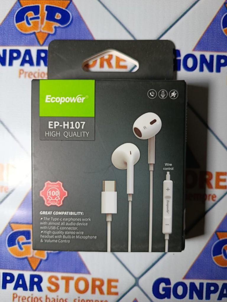 Auricular a cable Ecopower