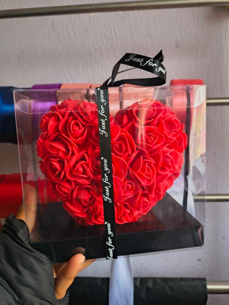 Corazón de flores