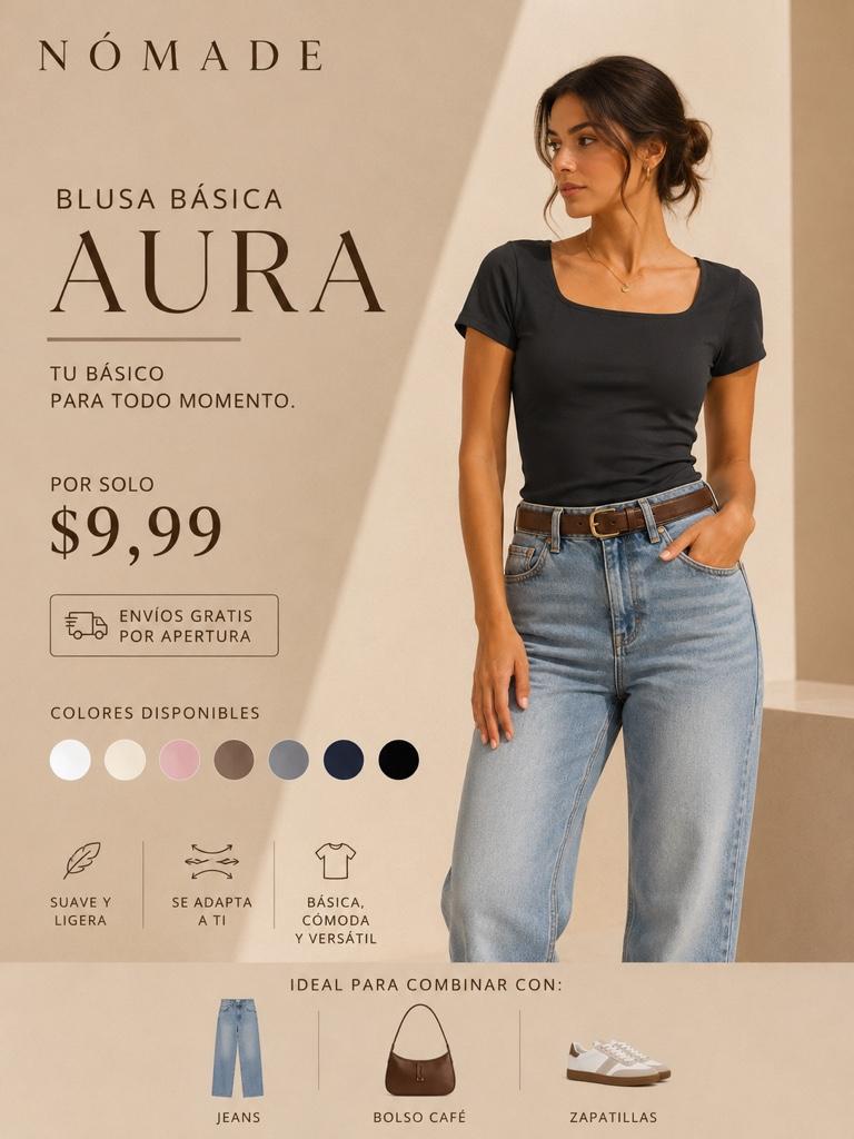 BLUSA BÁSICA AURA