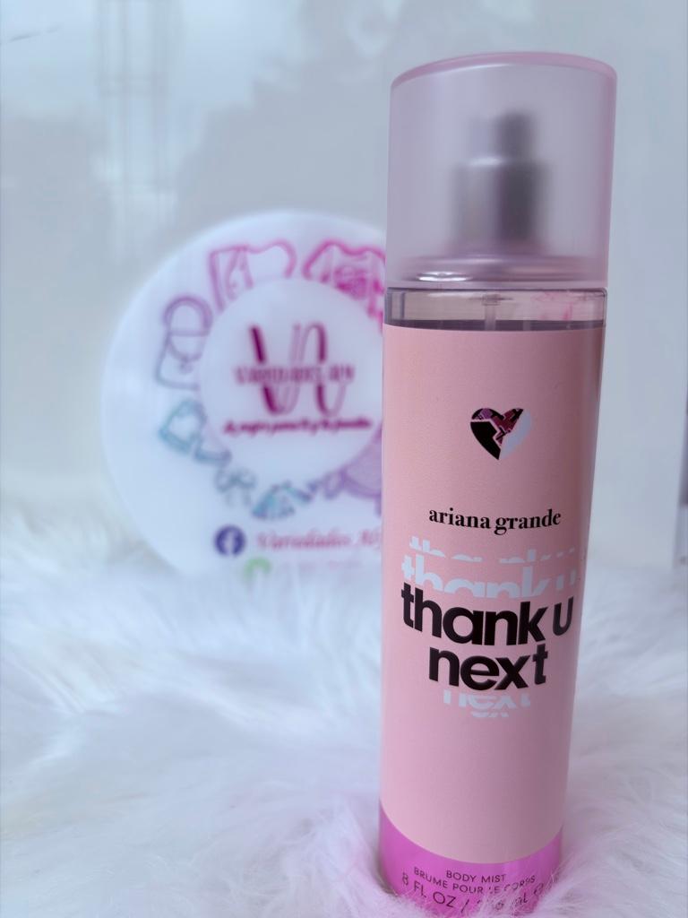 Ariana Grande Thank U, Next body mist rosado