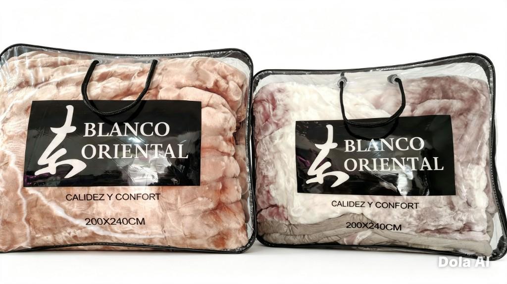 Acolchados blanco oriental