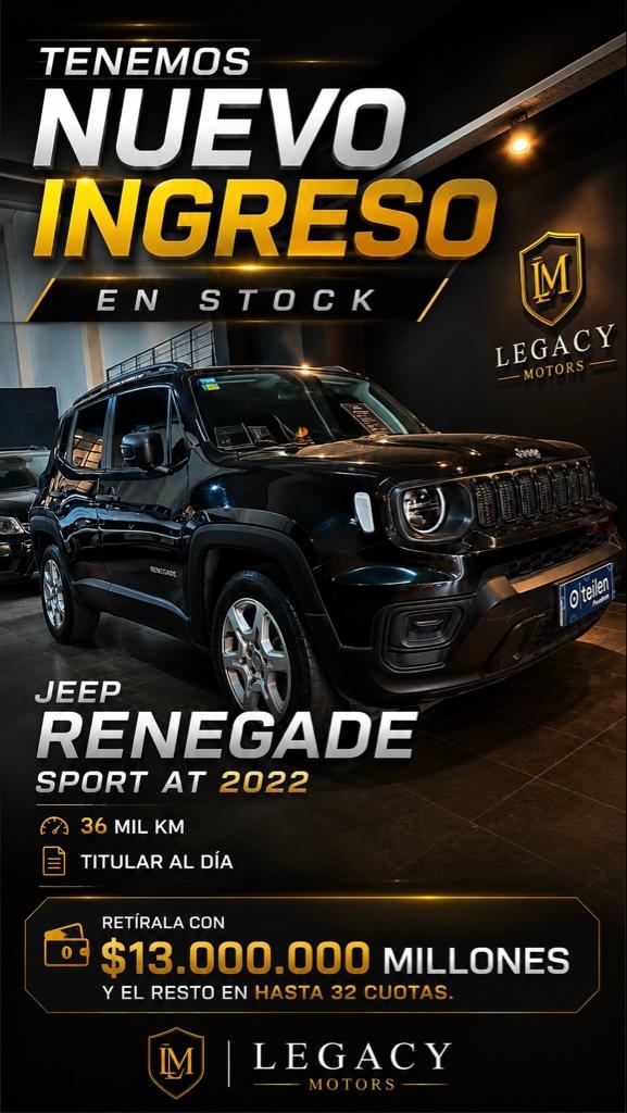 JEEP RENEGADE SPORT AT 2022