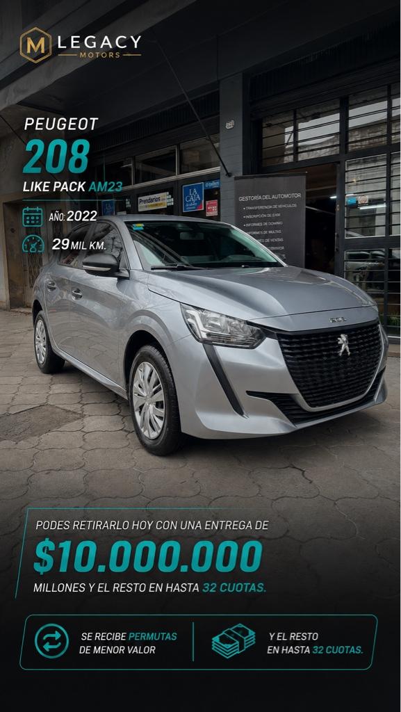 PEUGEOT 208 LIKE PACK AM23 2022