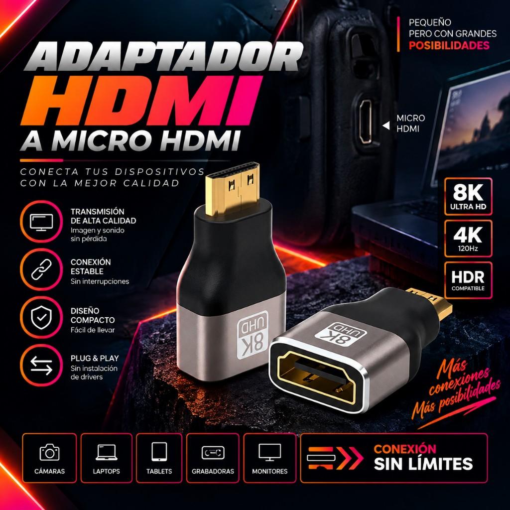 ADAPTADOR DE HDMI A MICRO HDMI