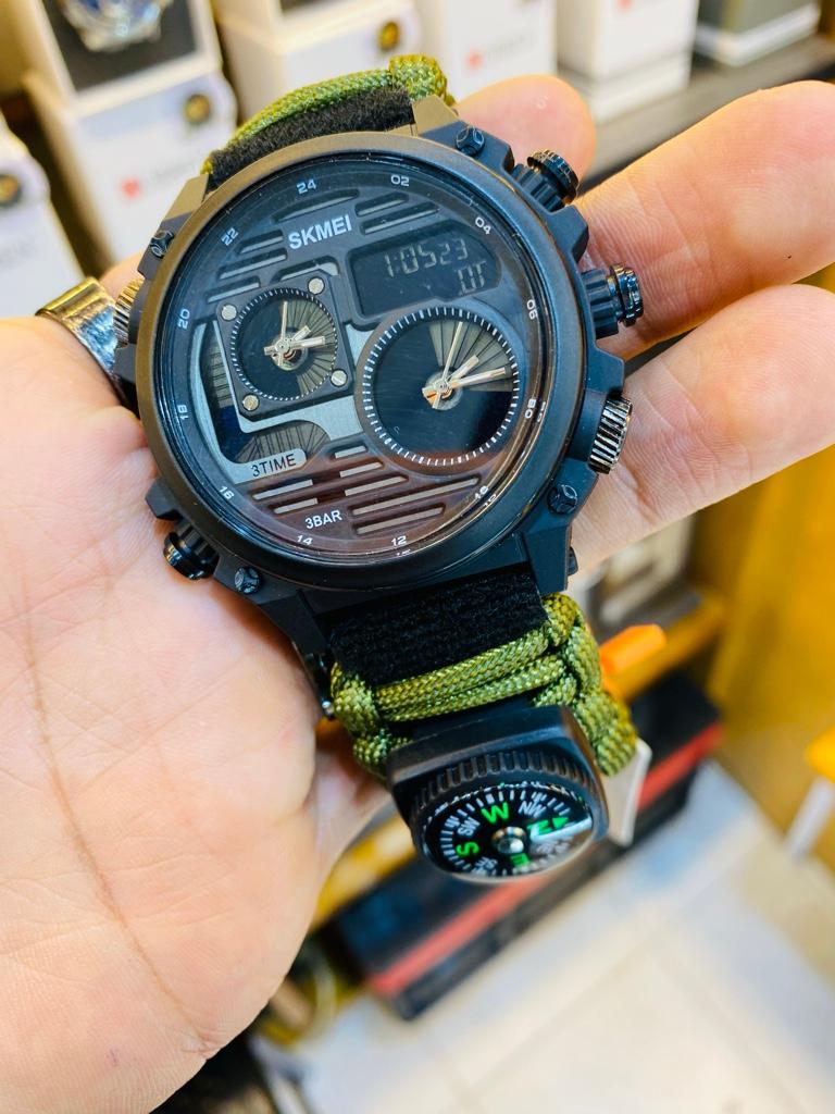 Miniatura 2 de 2202 SKMEI DOBLE HORA MILITAR