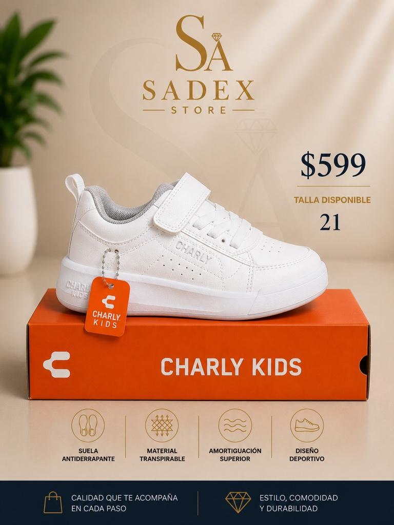 Charly Kids blancas tenis