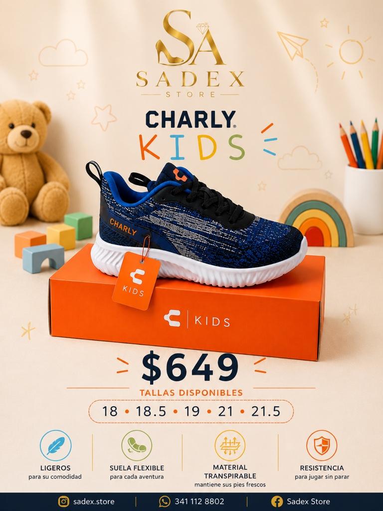 Charly Kids tenis azules NAVY