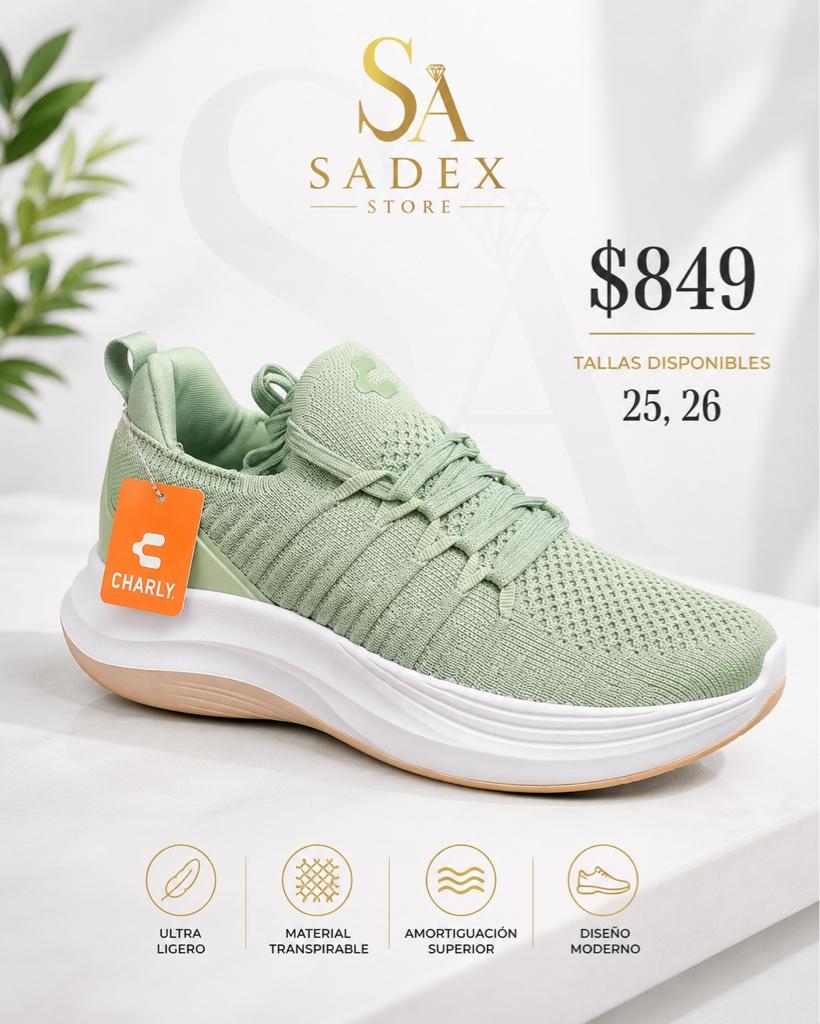 CHALRY tenis verde unisex
