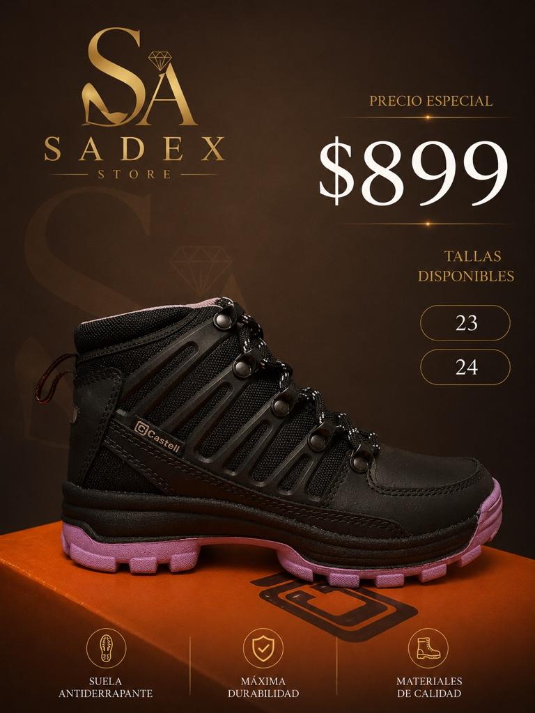 Castell botas negras dama