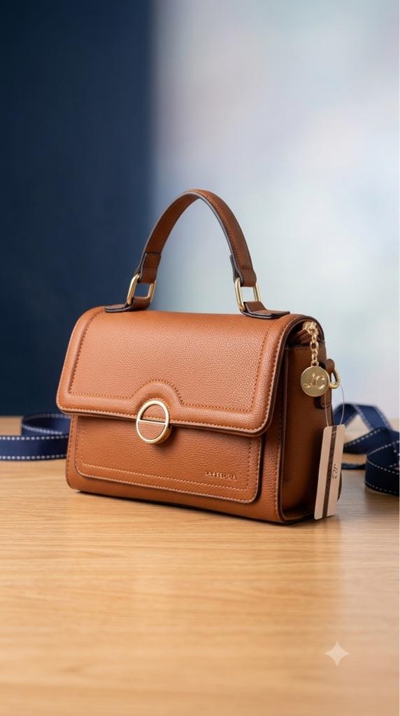 Bolsa Marrom La Celicia - Média