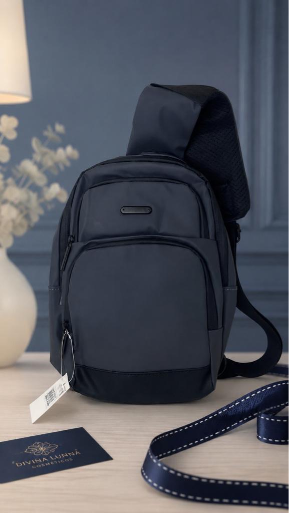 Bolsa Transversal Masculina - Cinza