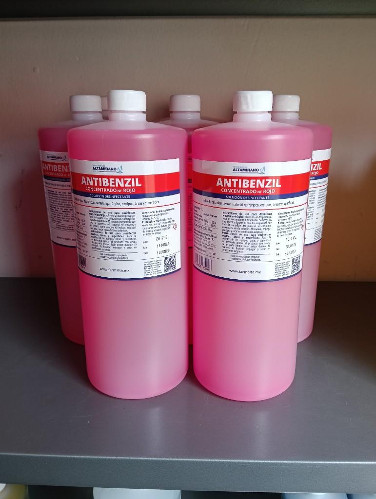 Antibenzil Rojo de 1 litro