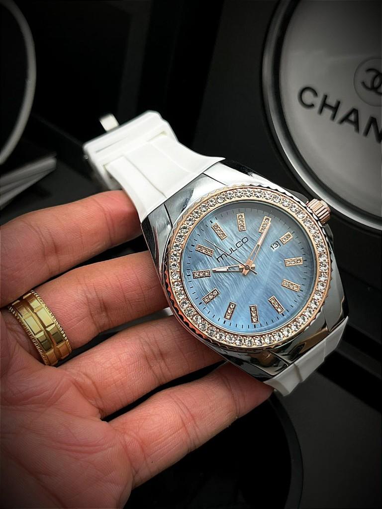 Reloj Mulco Blanco Celeste Dama